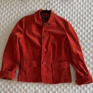 Talbots Orange Cordoruy Jacket